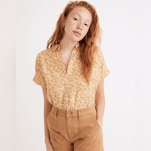 Madewell Hilltop Shirt in Piccola Floral, Lg